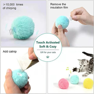 D Cat Ball - Interactive Smart Toy for Cats