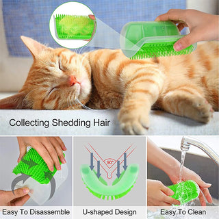 Friend Scratcher Wall-Mounted Cat Scratcher Brush