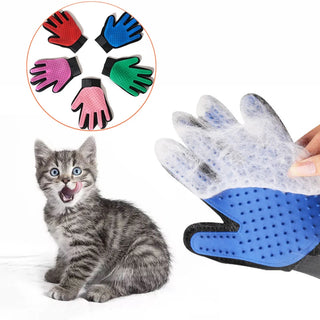 HRM Glove - Gentle Pet Grooming and Massage Glove for Cats & Dogs