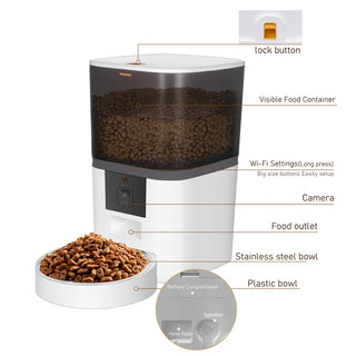 The WIFI Feeder - Automatic Pet Feeder with Remote Control